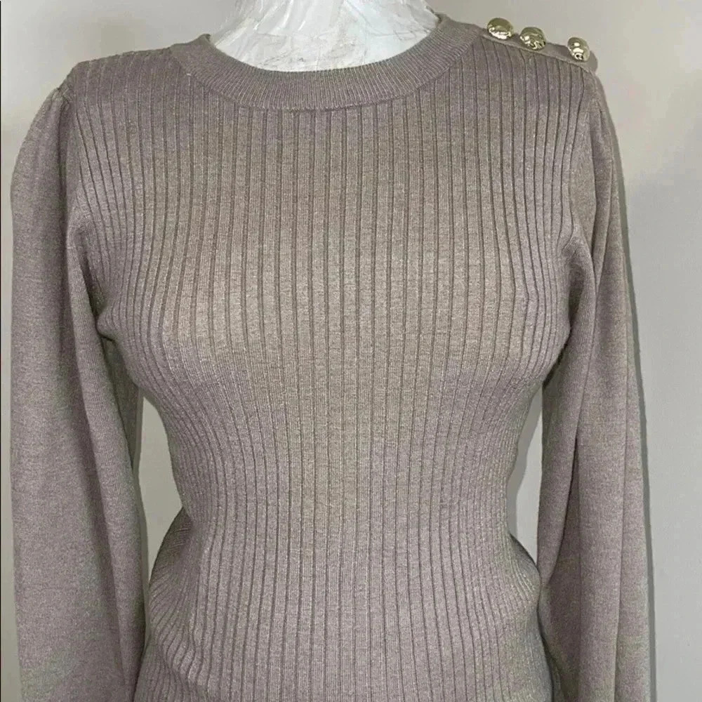 Belldini Ribbed Sweater​​ - Picture 3 of 10